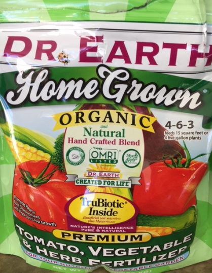 Dr. Earth organic fertilizer